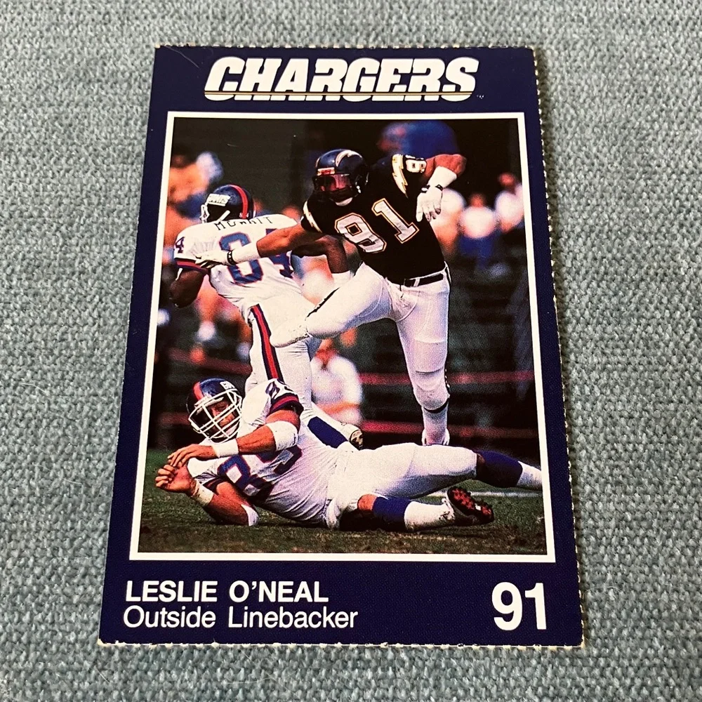 Chargers NFL Football Trading Card Football Card